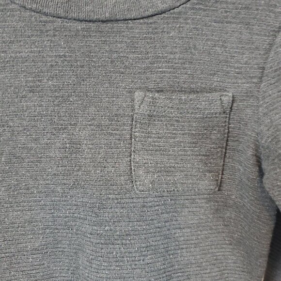 Cat & Jack Boys Grey Ottoman Knit Long Slv Tee Sz 2T - Picture 3 of 7